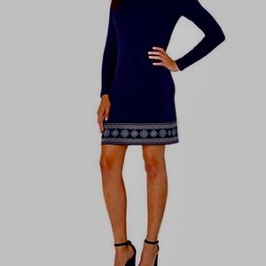 Michael Kors Deep Blue Long Sleeve dress